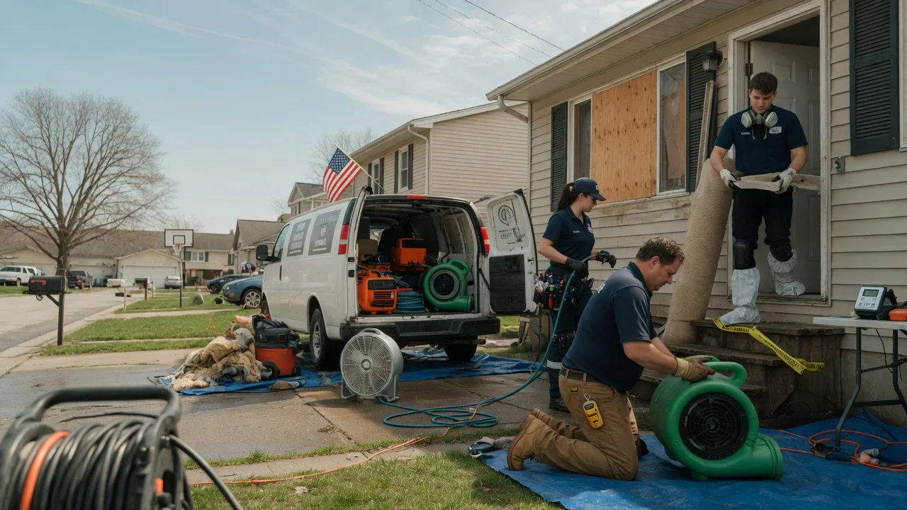 Water Damage Restoration in Indianola, IL near me